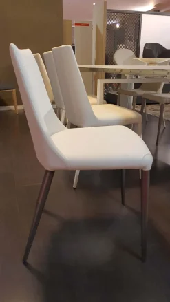 Ozzio SEDIA Spritz bianca PREZZI OUTLET- Sedie