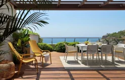 Clearance Sedia per l'esterno modello Net lounge a prezzo Outlet Sedie Da Giardino