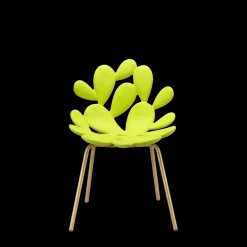 Qeeboo Sedia per l'esterno sedia filicudi ottone e giallo – set 2 pezzi a marchio in offerta- Sedie Da Giardino