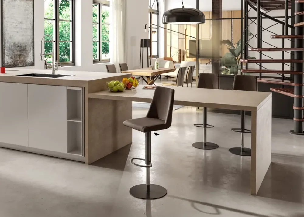 Sale Sedia Seattle sg da cucina realizzata in ecopelle scontata del 45% Sedie