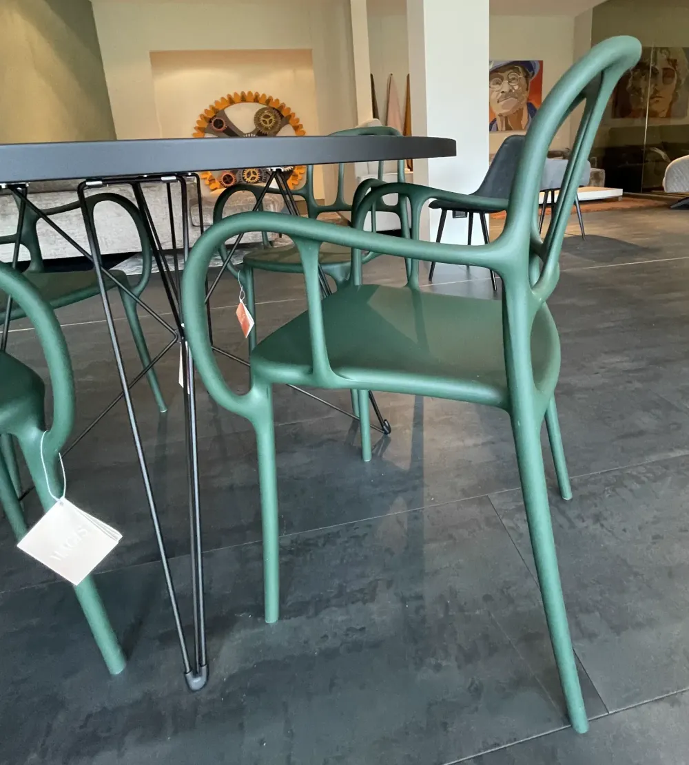 Best Sedia Sedia verde da soggiorno realizzata in metallo scontata del 30% Sedie