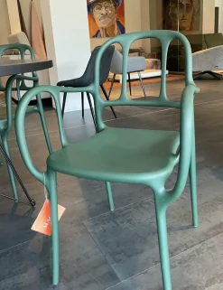 Best Sedia Sedia verde da soggiorno realizzata in metallo scontata del 30% Sedie