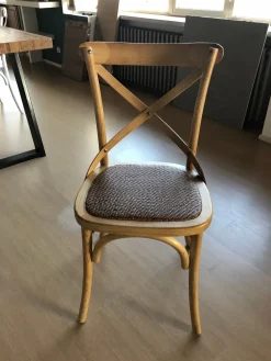 Sale Sedia senza braccioli Country di a prezzo Outlet Sedie