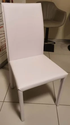 Online Sedia senza braccioli Inn bianca di a prezzo scontato Sedie