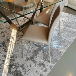 Cattelan Italia Sedia senza braccioli Norma couture di a prezzo Outlet- Sedie