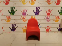 Sedia senza braccioli Panton junior rossa Vitra in Offerta Outlet^Collezione esclusiva Best