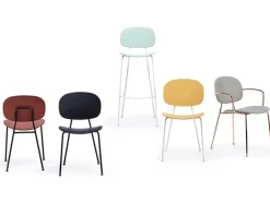 Infiniti Sedia senza braccioli Tondina pop a prezzo scontato- Sedie