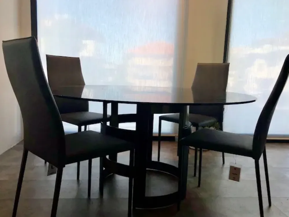 Discount Sedia Tai - eco pelle antracite a prezzo scontato Sedie