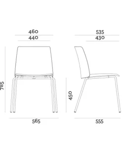 Sedia Virgo con un ribasso vantaggioso^Mobilia Web Clearance