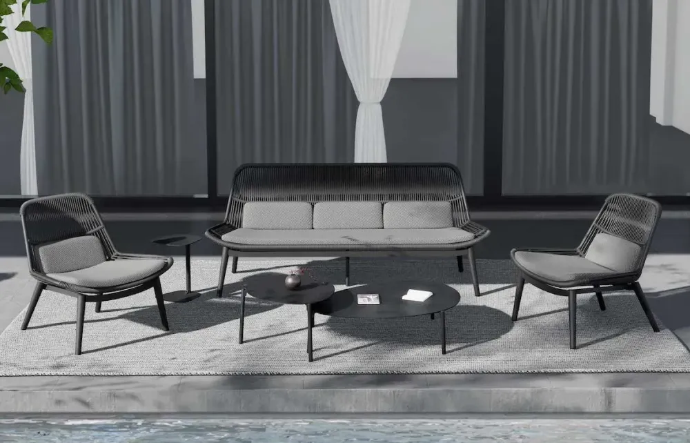 Collezione esclusiva Set completo da giardino Como set in Offerta Outlet- Set Da Giardino