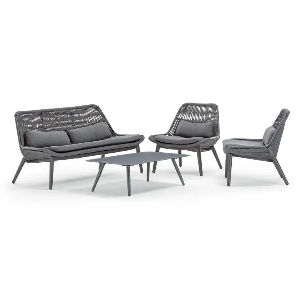 Collezione esclusiva Set completo da giardino Como set in Offerta Outlet- Set Da Giardino