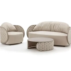 Set completo da giardino Set esterno luxury capri   in Offerta Outlet^Md work Discount