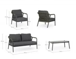 Sale Set da giardino Miravet a marchio a prezzo ribassato Set Da Giardino