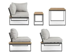 Bizzotto Set da giardino Set angolare sven a marchio a prezzo scontato- Set Da Giardino