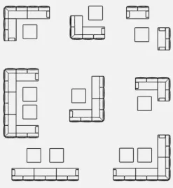 Set per l'esterno completo Gerald pelican con forte sconto^Bizzotto Discount