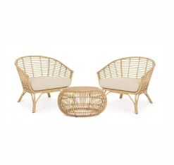 Set per l'esterno completo Salotto 3 pezzi mabel - a prezzi outlet Set Da Giardino