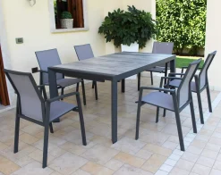 Cosma Outdoor living Set per l'esterno modello Portland e maili completo- Set Da Giardino