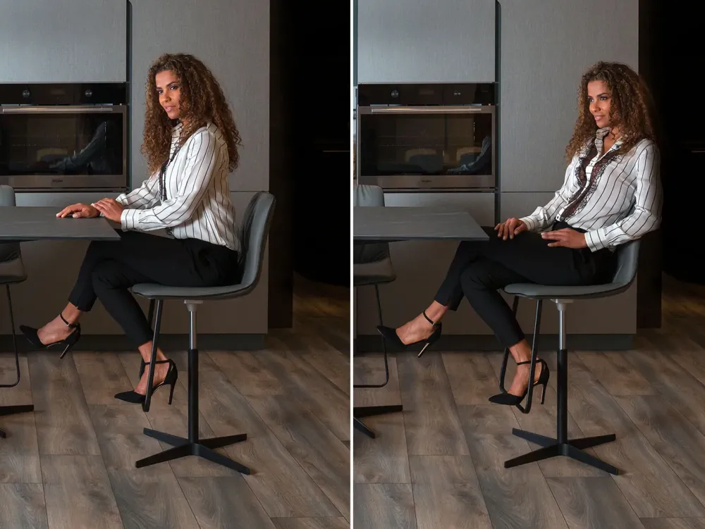 Diotti.com Sgabello a razze Betta outlet in offerta- Sgabelli