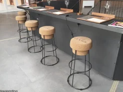 Sgabello Bouchon  sa con base centrale convenienti^Domitalia Online