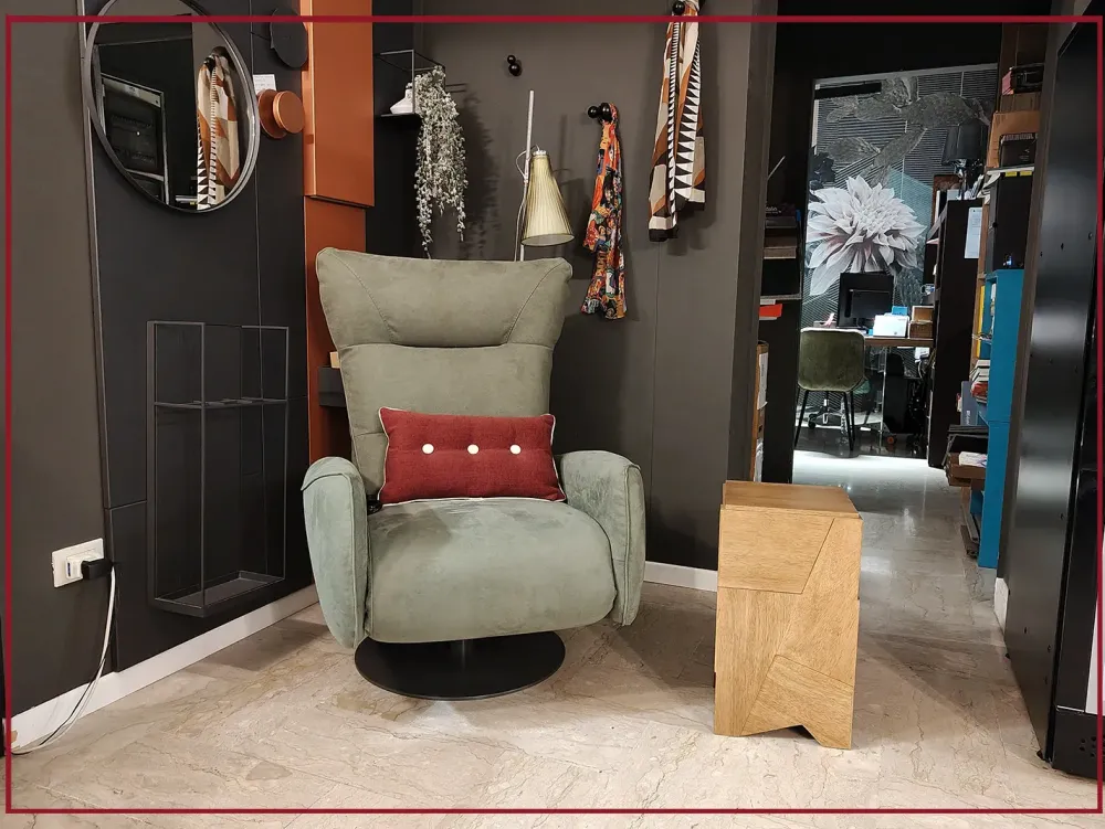 FGF Mobili Sgabello da soggiorno Bliss a prezzo Outlet- Sgabelli