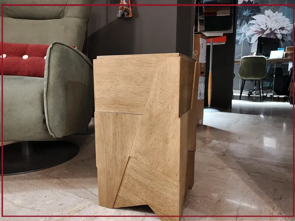 FGF Mobili Sgabello da soggiorno Bliss a prezzo Outlet- Sgabelli