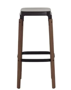 Magis Sgabello da soggiorno Sgabello steelwood h.78 a prezzo Outlet- Sgabelli