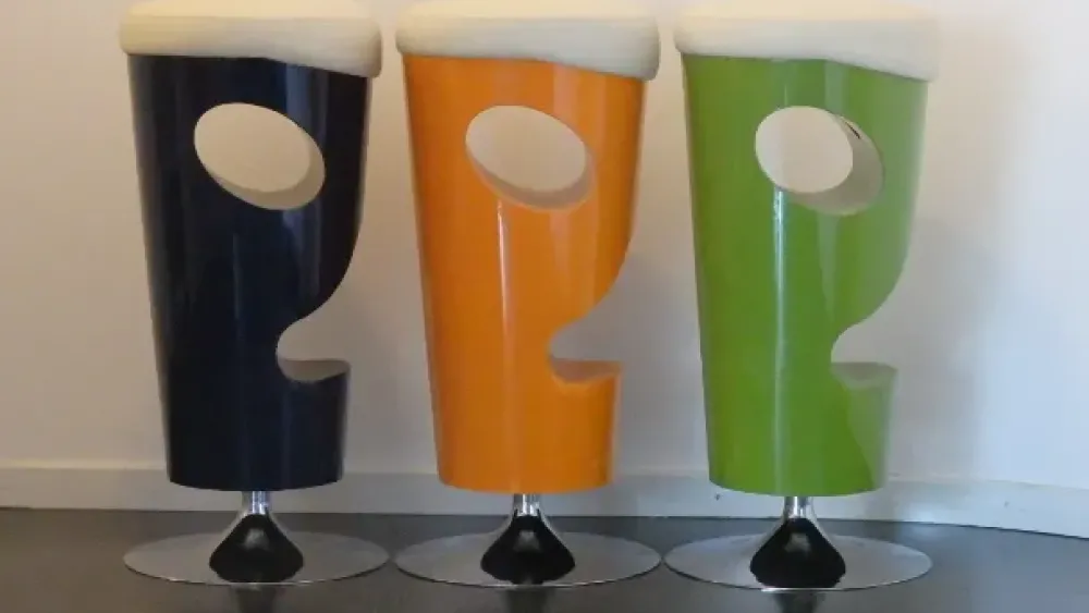 Sale Sgabello girevole Moai Sedie