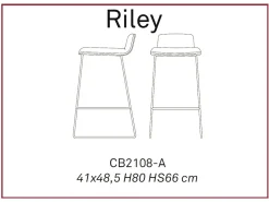 Sgabello Riley soft a prezzo scontato  approfittane ora!^Connubia Discount