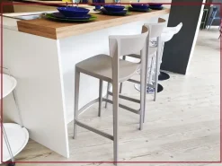 Calligaris Sgabello senza braccioli Skin a prezzo ribassato- Sgabelli