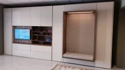 Discount Soggiorno completo Alcova con letto di in melamminico in Offerta Outlet Soggiorni Completi