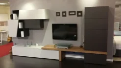 New Soggiorno completo Atlante in cemento e  bronzo di in laminato materico a prezzo scontato Soggiorni Completi