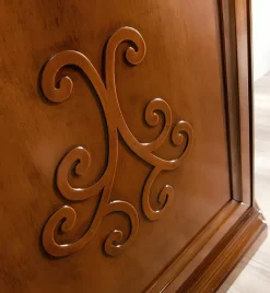 Soggiorno completo Credenza stile classico con rilievo di in laminato materico in Offerta Outlet^Collezione esclusiva Sale