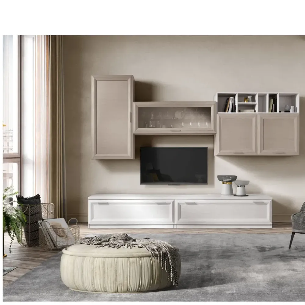 Hot Soggiorno completo Deco' di in laminato materico a prezzo scontato Soggiorni Completi