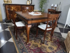 New Soggiorno completo in legno stile classico History Porta Tv