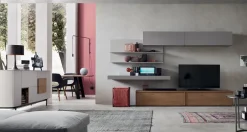 Soggiorno completo in stile design Maronese in legno Offerta Outlet^Maronese ACF