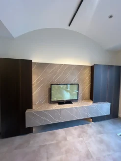 Nova Cucina Soggiorno completo Kyton di in stile design in offerta- Soggiorni Completi