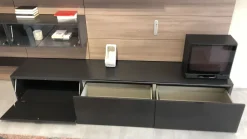 Sangiacomo Soggiorno completo Lampo di in laccato lucido in Offerta Outlet- Soggiorni Completi