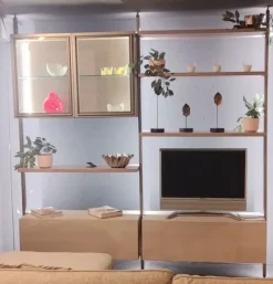 Soggiorno completo Living moretti design di in laccato opaco in Offerta Outlet^Mercantini Online