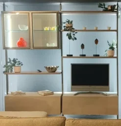 Soggiorno completo Living moretti design di in laccato opaco in Offerta Outlet^Mercantini Online