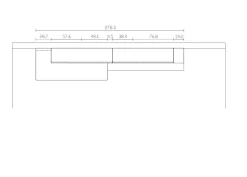 Soggiorno completo Living di in laminato materico a prezzo Outlet^Moretti Compact Camerette Sale