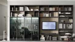 Outlet Soggiorno completo Logico26 di in laminato opaco in Offerta Outlet Soggiorni Completi