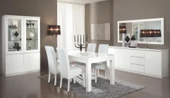 Soggiorno completo Modello roma laccato bianco lucido OFFERTA OUTLET^Artigianale Clearance