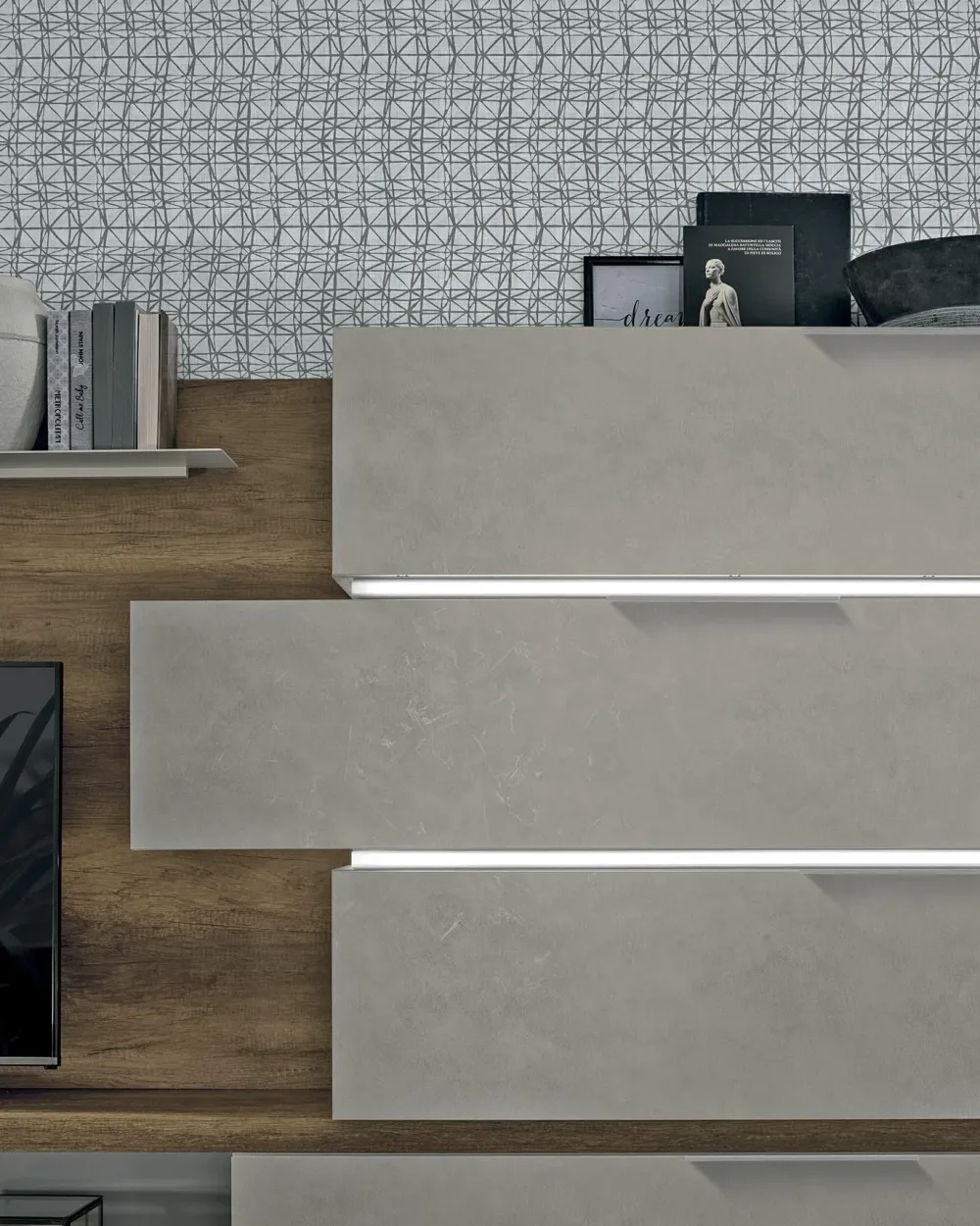 Soggiorno completo modello Atlante s005 in stile moderno di a PREZZI OUTLET approfittane ora!^Tomasella Best