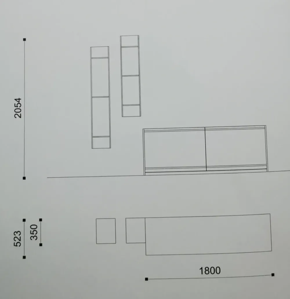 Orme Soggiorno completo modello day 140 di a prezzo Outlet- Soggiorni Completi