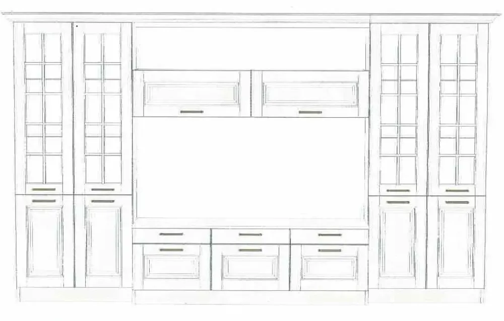 Soggiorno completo modello Mobile living asolo di in Offerta Outlet^Arredo3 Sale