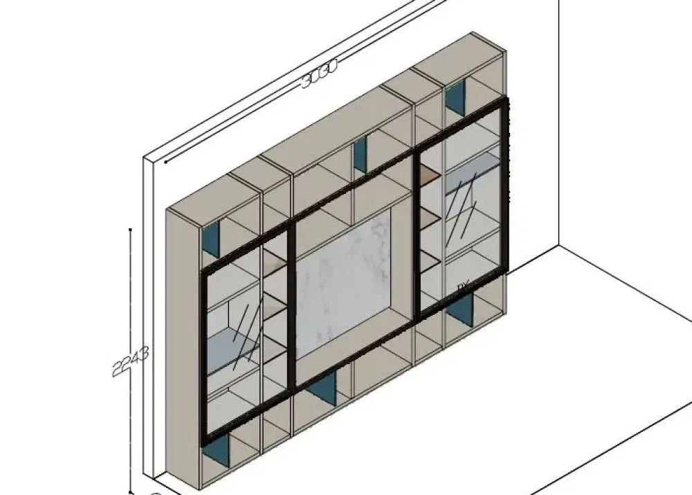 Sale Soggiorno completo modello Living by di a prezzo scontato Soggiorni Completi