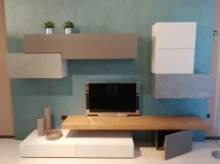 Clearance Soggiorno completo modello Horizon componibile di a prezzo Outlet Soggiorni Completi