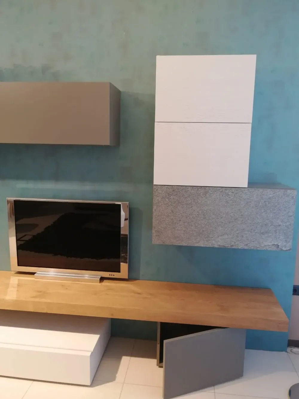 Clearance Soggiorno completo modello Horizon componibile di a prezzo Outlet Soggiorni Completi