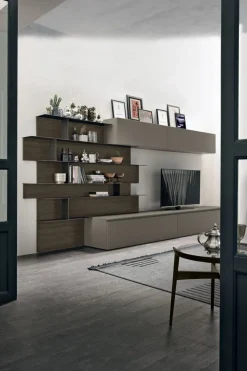 Tomasella Soggiorno completo modello A062 in stile moderno di a PREZZI OUTLET- Soggiorni Completi