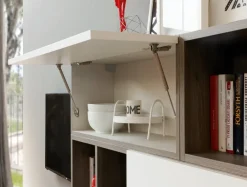 Discount Soggiorno completo modello Living mod.ingrid in promo-sconto del 37% in stile moderno di a PREZZI OUTLET Soggiorni Completi